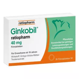 GINKOBIL-ratiopharm 40 mg Filmtabletten, 30 St