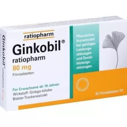 GINKOBIL-ratiopharm 80 mg Filmtabletten, 30 St
