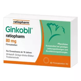 GINKOBIL-ratiopharm 80 mg Filmtabletten, 60 St