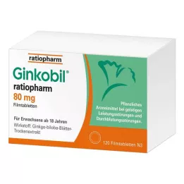 GINKOBIL-ratiopharm 80 mg Filmtabletten, 120 St