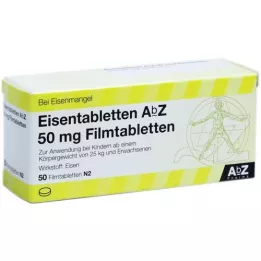 EISENTABLETTEN AbZ 50 mg Filmtabletten, 50 St