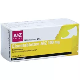 EISENTABLETTEN AbZ 100 mg Filmtabletten, 50 St