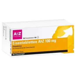 EISENTABLETTEN AbZ 100 mg Filmtabletten, 50 St