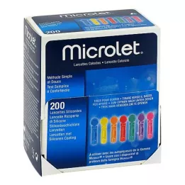 MICROLET Lanzetten farbig, 200 St