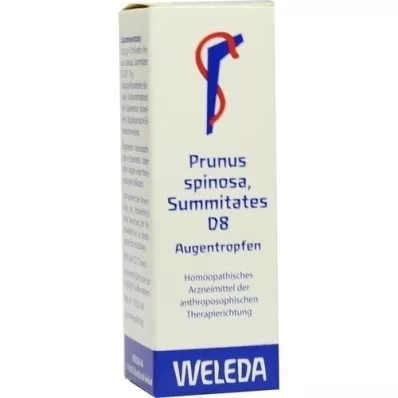 PRUNUS SPINOSA SUMMITATES D 8 Augentropfen, 10 ml