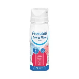 FRESUBIN ENERGY Fibre DRINK Erdbeere Trinkflasche, 4X200 ml