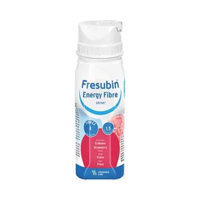 Fresubin Energy Fibre Drink Erdbeere Trinkflasche, 4X200 ml