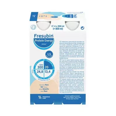 FRESUBIN PROTEIN Energy DRINK Nuss Trinkflasche, 4X200 ml FRESUBIN PROTEIN Energy DRINK Nuss Trinkflasche, 4X200 ml