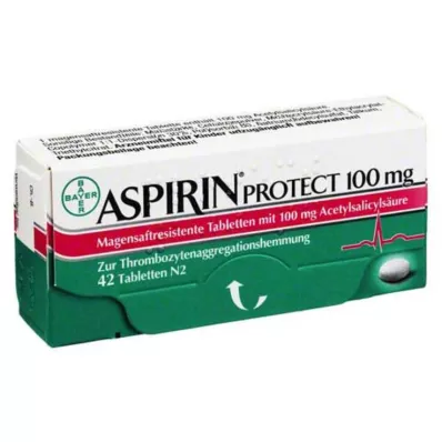 ASPIRIN Protect 100 mg magensaftres.Tabletten, 42 St