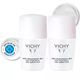 VICHY DEO Roll-on Sensitiv Antitrans.48h Doppelp., 2X50 ml