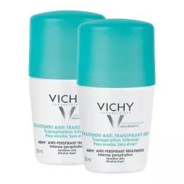 VICHY DEO Roll-on Antitranspirant 48h Doppelpack, 2X50 ml