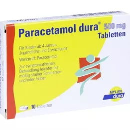 PARACETAMOL dura 500 mg Tabletten, 10 St