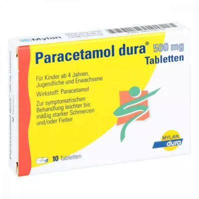 Paracetamol dura 500mg (10 stk)