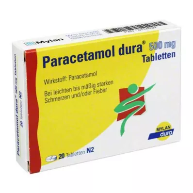Paracetamol dura® 500 mg Tabletten, 20 St