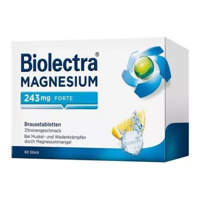 BIOLECTRA Magnesium 243 mg forte Zitrone Br.-Tabl., 60 St