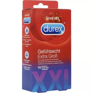 DUREX Gefühlsecht extra groß Kondome, 10 St