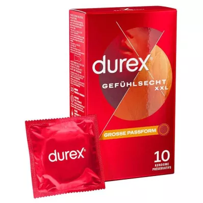 DUREX Gefühlsecht extra groß Kondome, 10 St