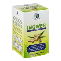 INGWER 500 mg Kapseln+Vitamin B1+C, 90 St