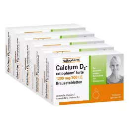 CALCIUM D3-ratiopharm forte Brausetabletten, 100 St