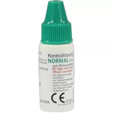 GLUCO TEST Plus Kontrolllösung normal, 4 ml