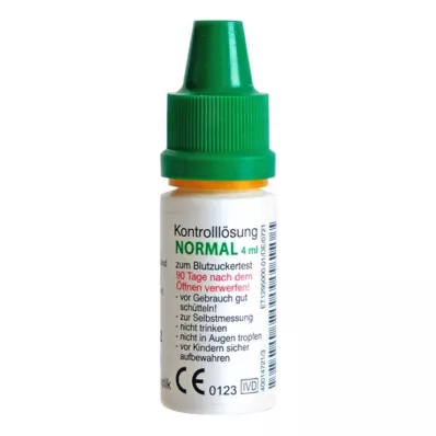 Gluco Test Plus Kontrolllösung normal, 4 ml