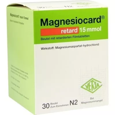 MAGNESIOCARD retard 15 mmol Beutel m.ret.Filmtabl., 30 St