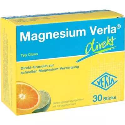 MAGNESIUM VERLA direkt Granulat Citrus, 30 St