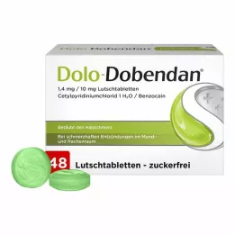 DOLO-DOBENDAN 1,4 mg/10 mg Lutschtabletten, 48 St