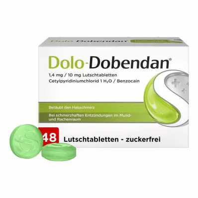 DOLO-DOBENDAN 1,4 mg/10 mg Lutschtabletten, 48 St