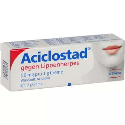 ACICLOSTAD Creme gegen Lippenherpes, 2 g