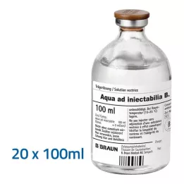 AQUA AD injectabilia Injektionslösung, 20X100 ml