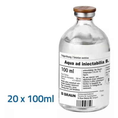 Aqua AD Injectabilia Injektionslösung, 20X100 ml