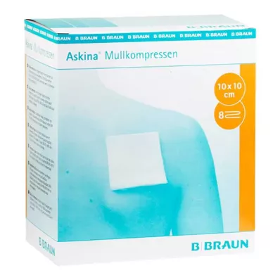 ASKINA Mullkompressen 10x10 cm steril, 25X2 St