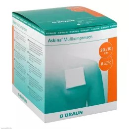 ASKINA Mullkompressen 10x20 cm steril, 25X2 St