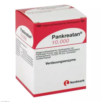PANKREATAN 10.000 magensaftresistente Hartkapseln, 100 St PANKREATAN 10.000 magensaftresistente Hartkapseln, 100 St
