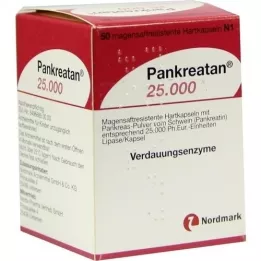 PANKREATAN 25.000 magensaftresistente Hartkapseln, 50 St