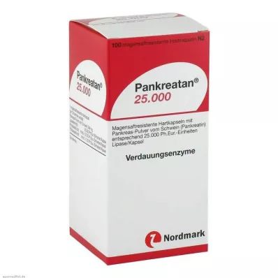 PANKREATAN 25.000 magensaftresistente Hartkapseln, 100 St PANKREATAN 25.000 magensaftresistente Hartkapseln, 100 St