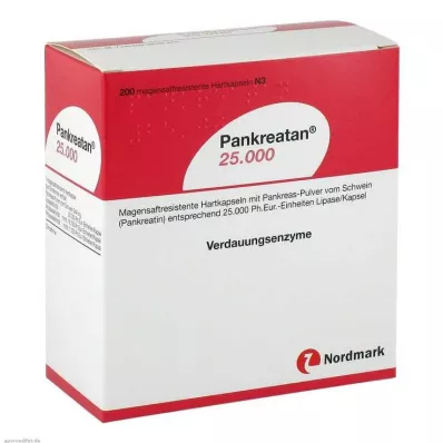 PANKREATAN 25.000 magensaftresistente Hartkapseln, 200 St PANKREATAN 25.000 magensaftresistente Hartkapseln, 200 St
