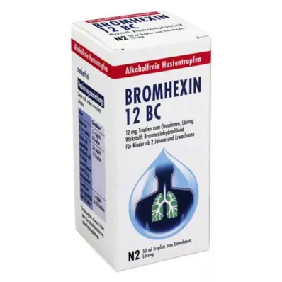 BROMHEXIN 12 BC Tropfen zum Einnehmen, 50 ml