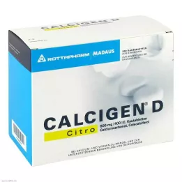 CALCIGEN D Citro 600 mg/400 I.E. Kautabletten, 200 St