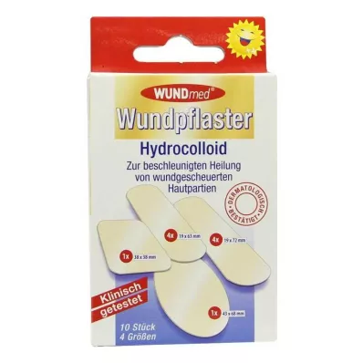 WUNDPFLASTER Hydrocolloid 4 Größen, 10 St WUNDPFLASTER Hydrocolloid 4 Größen, 10 St