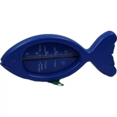 BADETHERMOMETER Fisch blau, 1 St