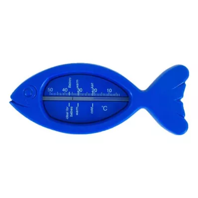 BADETHERMOMETER Fisch blau, 1 St