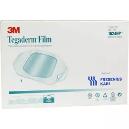 TEGADERM Film 6x7 cm 1624NP, 5 St