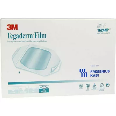 TEGADERM Film 6x7 cm 1624NP, 5 St