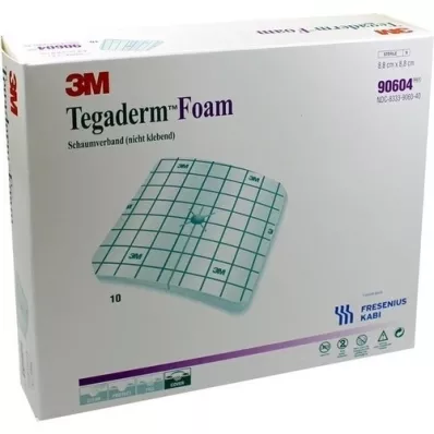 TEGADERM Foam Verband FK 8,8x8,8 cm 90604, 10 St