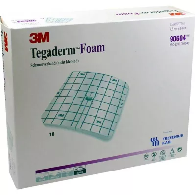 TEGADERM Foam Verband FK 8,8x8,8 cm 90604, 10 St