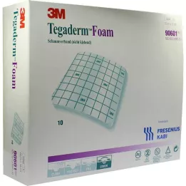 TEGADERM Foam Verband FK 10x10 cm 90601, 10 St