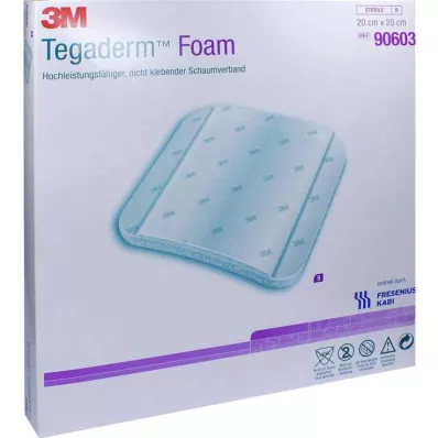 TEGADERM Foam Verband FK 20x20 cm 90603, 5 St