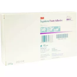 TEGADERM Foam Adhesive FK 6,9x6,9 cm kreuzf.90615, 10 St